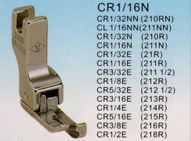 Лапка для отстрочек CR 1/16"N 